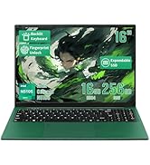Amazon.com: BINTEC 16 Inch Green Laptop,1920 * 1200 IPS,16GB
